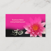 バラ·ウォーター·リリー、omビジネス·カード 名刺 (裏面)