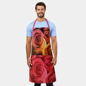 バラ エプロン (着用した状態)