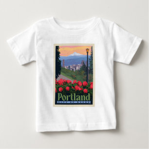 バラ オレゴン,ポートランド ベビーTシャツ
