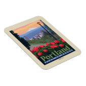 バラ | オレゴン，ポートランド マグネット (右側)