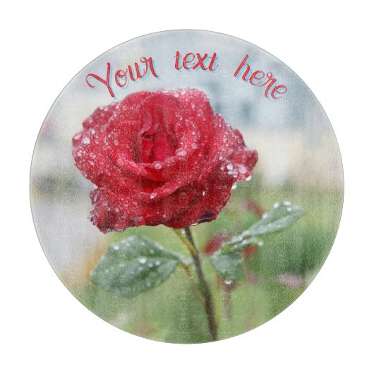 バラ カッティングボード (正面)