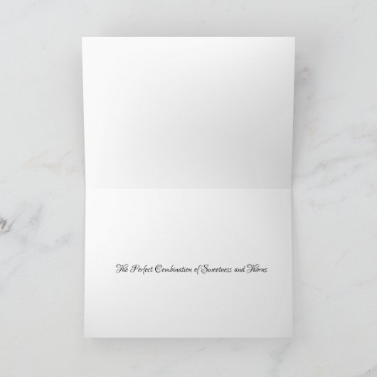 バラ カード (内部)