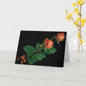 バラ カード (黄色い花)