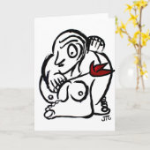 "バラ" カード (黄色い花)