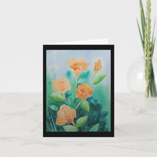 バラ カード (正面)