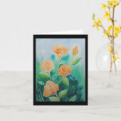 バラ カード (黄色い花)