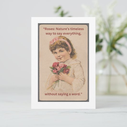 バラ カード (スタンド正面)