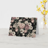 バラ カード (黄色い花)