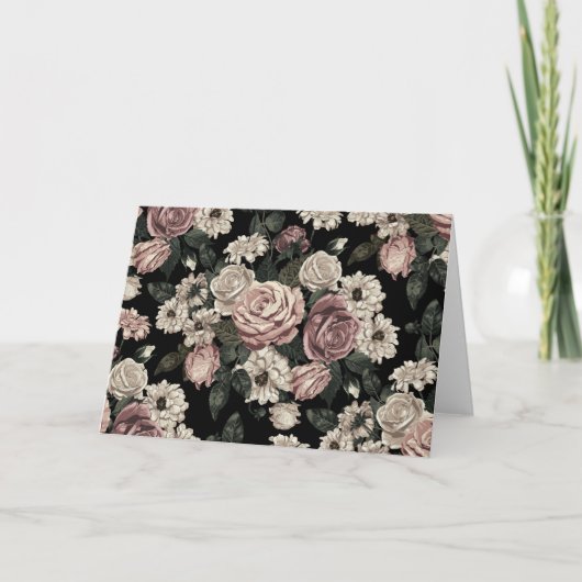 バラ カード (正面)