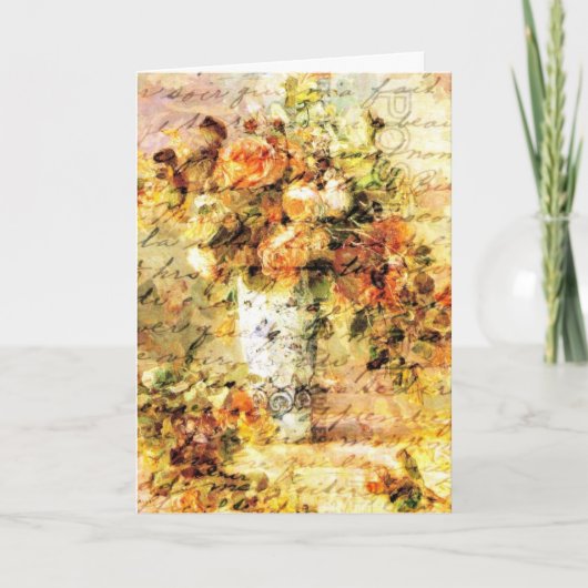 バラ カード (正面)