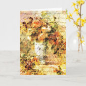 バラ カード (黄色い花)