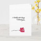 バラ カード (黄色い花)