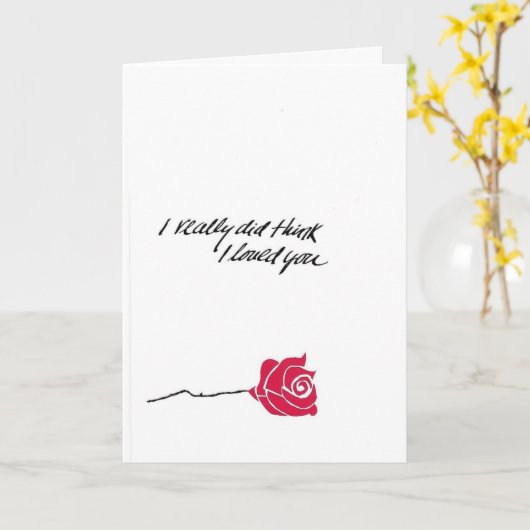 バラ カード (黄色い花)