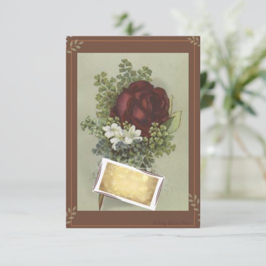 バラ カード (スタンド正面)