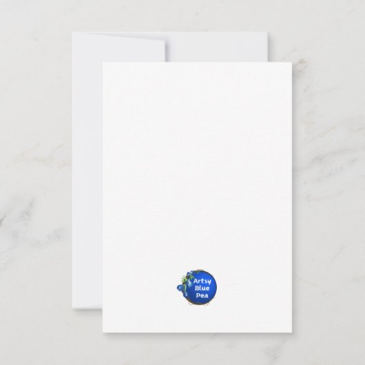 バラ カード (裏面)