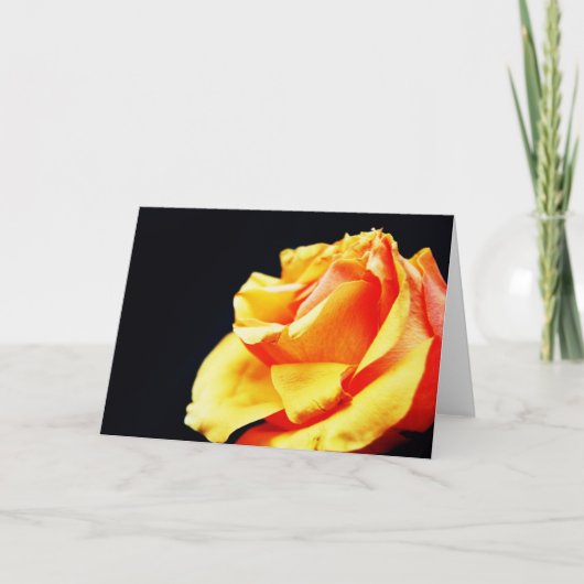 バラ カード (正面)