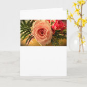 バラ、カード カード (黄色い花)