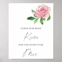 バラ-キスブライダルシャワーゲーム数