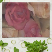 バラ キッチンタオル (折り畳み)