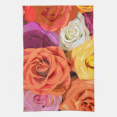 バラ キッチンタオル (縦)