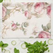 バラ キッチンタオル (折り畳み)