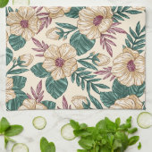 バラ キッチンタオル (折り畳み)