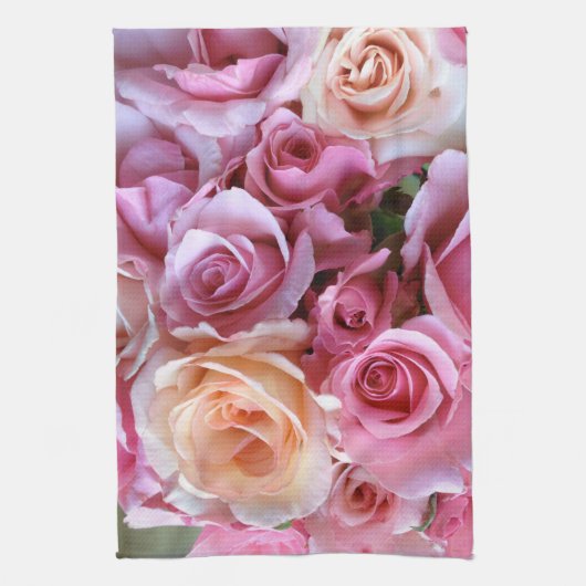 バラ キッチンタオル (縦)