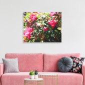 バラ キャンバスプリント (インサイチュ (リビング))