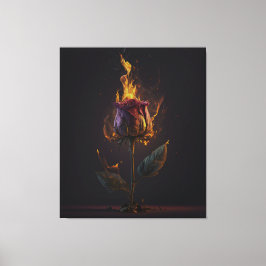 バラ キャンバスプリント