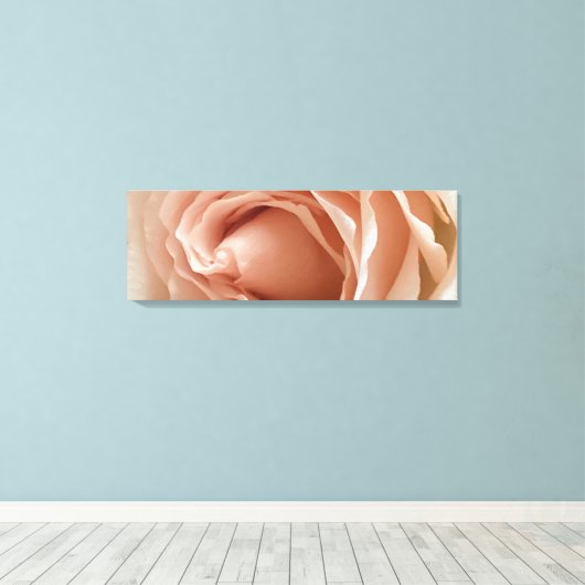 バラ キャンバスプリント (インサイチュ (ウッドフロア))