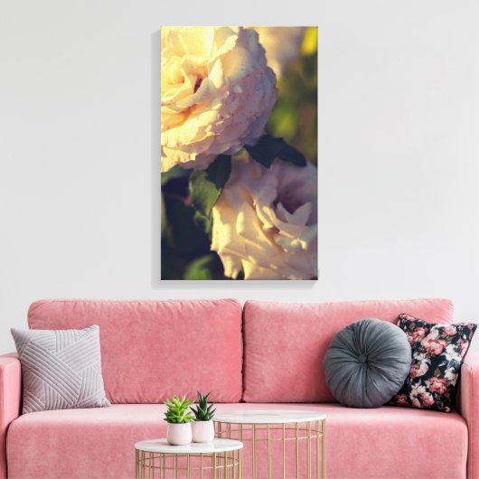 バラ キャンバスプリント (インサイチュ (リビング))