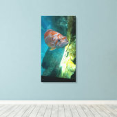 バラ キャンバスプリント (インサイチュ (ウッドフロア))