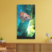 バラ キャンバスプリント (インサイチュ (リビング))