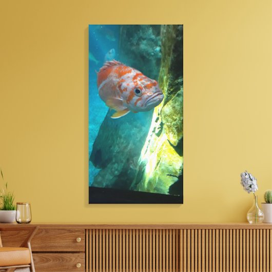 バラ キャンバスプリント (インサイチュ (リビング))