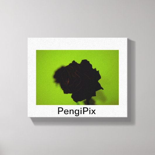 バラ キャンバスプリント (正面)