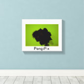 バラ キャンバスプリント (インサイチュ (ウッドフロア))