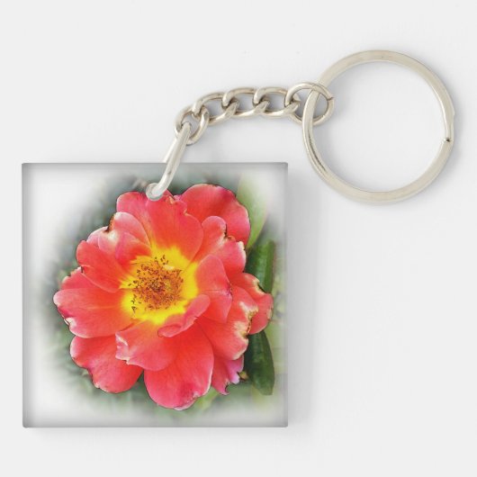 バラ キーホルダー (裏面)