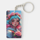 バラ キーホルダー (裏面)