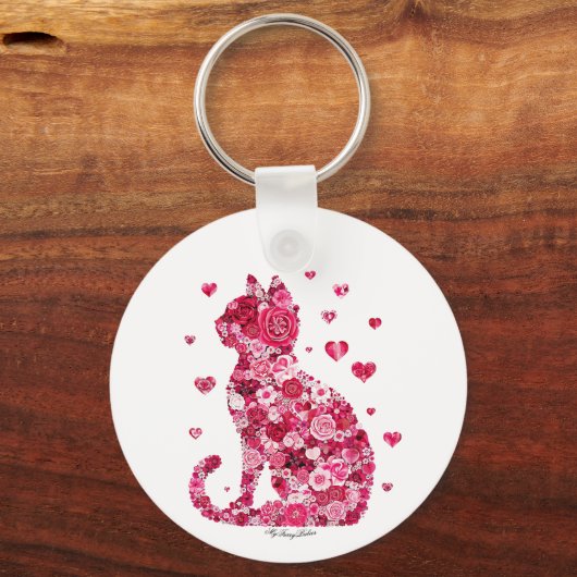 バラ キーホルダー (裏面)