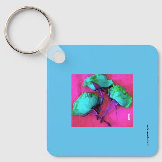 バラ キーホルダー (正面)