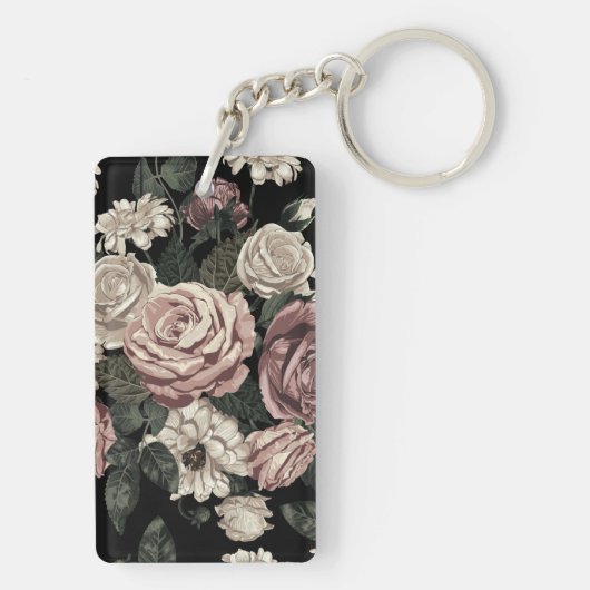 バラ キーホルダー (裏面)