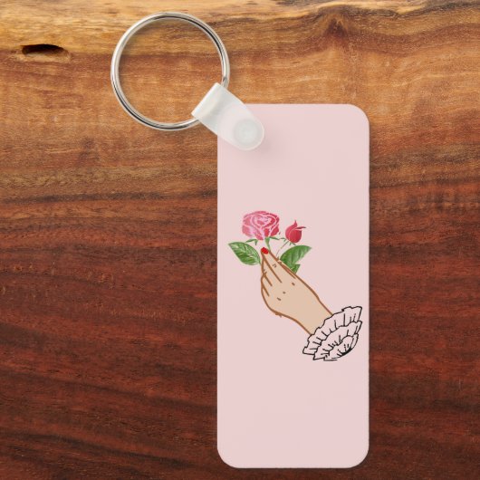 バラ キーホルダー (正面)