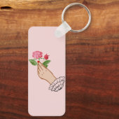 バラ キーホルダー (裏面)