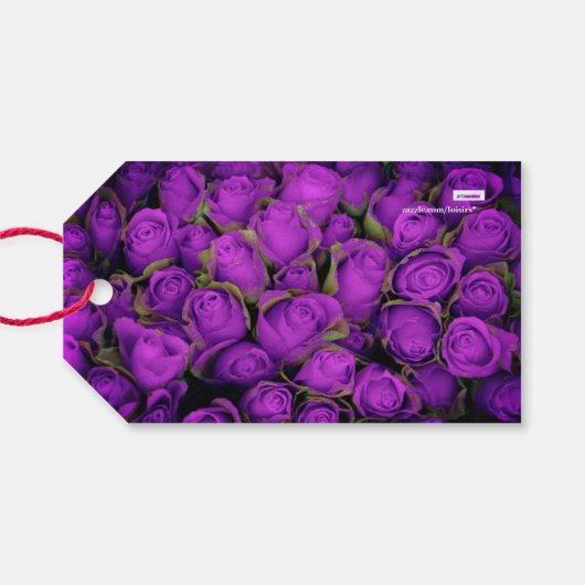 バラ ギフトタグ (裏面横)