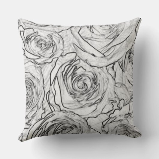 バラ クッション (裏面)