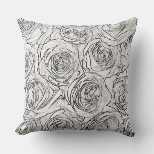 バラ クッション (正面)