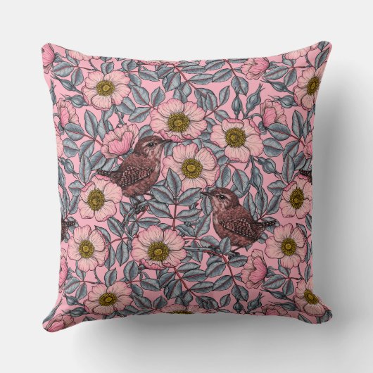 バラ クッション (裏面)