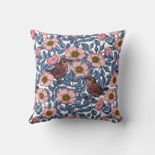 バラ クッション (裏面)