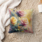 バラ クッション (ブランケット)