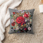 バラ クッション (ブランケット)